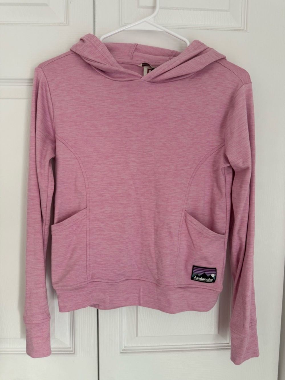 Avalanche Outdoor Girls Warm Hoodie Size M 10/12 Mauve Pink Like New